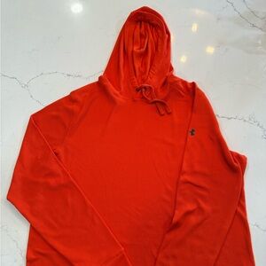 Under Armour Men’s Orange Hoodie Long Sleeve Shirt XXL